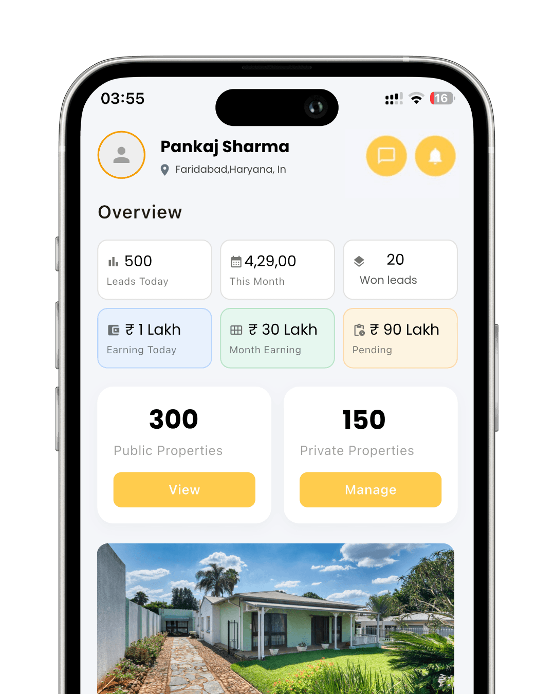 DealaLead App Interface
